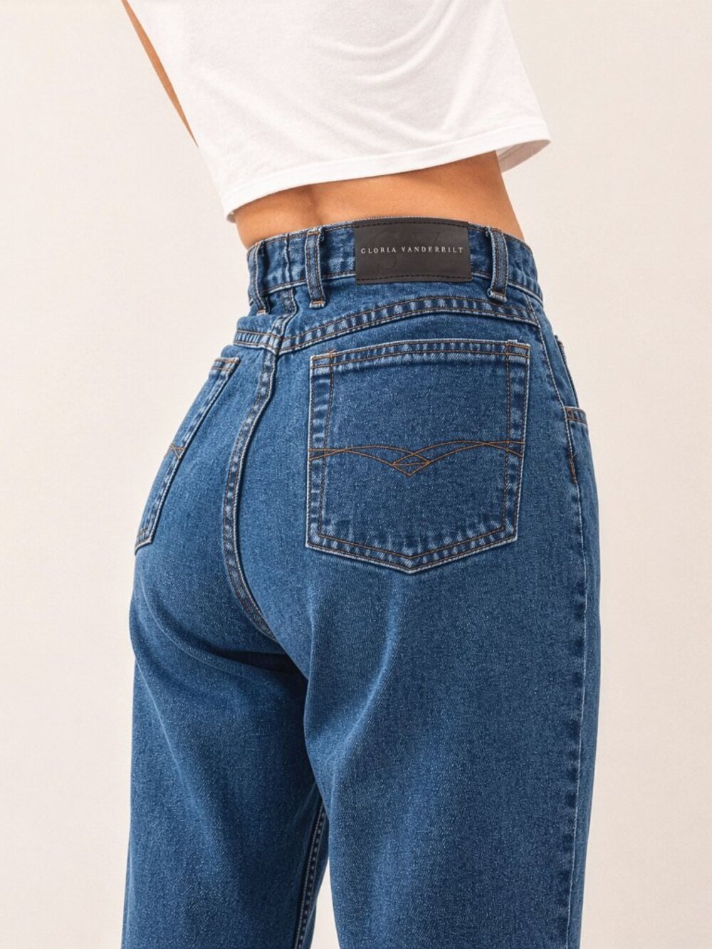 Vintage 90s Gloria Vanderbilt Classic Fit Jeans High Rise Tapered Mom 26'' / 10